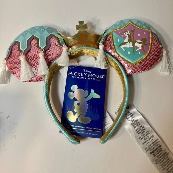 Disney Accessories - NWT. Carousel ears. Disney Mickey Mouse Ears Prince Charming limited edition